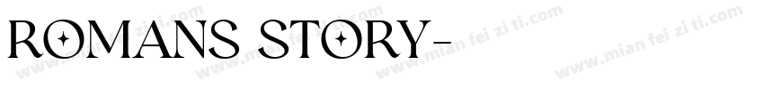Romans Story字体转换